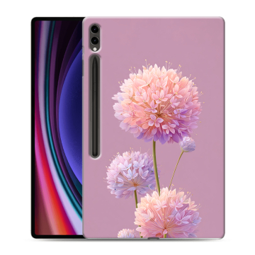 Силиконовый чехол на Samsung Galaxy Tab S9 Ultra с принтом Цветы