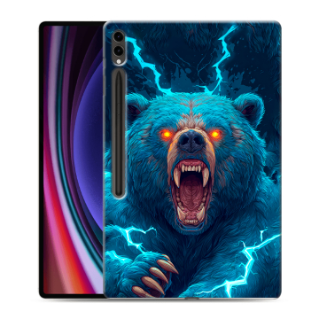 Силиконовый чехол на Samsung Galaxy Tab S9 Ultra с принтом Медведь