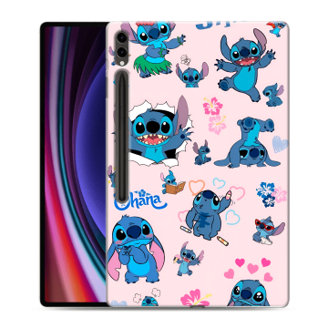 Силиконовый чехол на Samsung Galaxy Tab S9 Ultra с принтом Лило и Стич Силиконовый чехол на Samsung Galaxy Tab S9 Ultra с принтом Лило и Стич