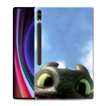 Силиконовый чехол на Samsung Galaxy Tab S9 Ultra с принтом Как приручить дракона Силиконовый чехол на Samsung Galaxy Tab S9 Ultra с принтом Как приручить дракона