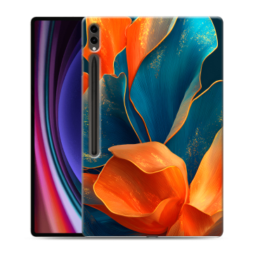 Силиконовый чехол на Samsung Galaxy Tab S9 Ultra с принтом Цветы