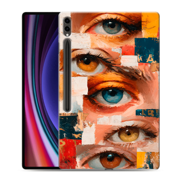 Силиконовый чехол на Samsung Galaxy Tab S9 Ultra с принтом Модный принт