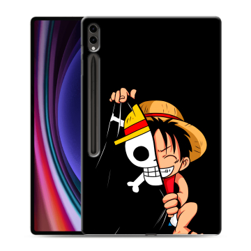 Силиконовый чехол на Samsung Galaxy Tab S9 Ultra с принтом One Piece Ван Пис