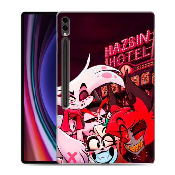 Силиконовый чехол на Samsung Galaxy Tab S9 Ultra с принтом Hazbin Hotel Отель Хазбин Силиконовый чехол на Samsung Galaxy Tab S9 Ultra с принтом Hazbin Hotel Отель Хазбин