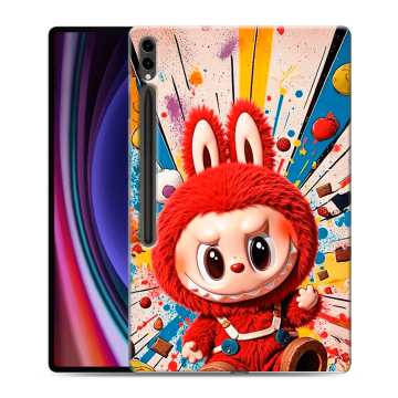 Силиконовый чехол на Samsung Galaxy Tab S9 Ultra с принтом Labubu Лабубу Силиконовый чехол на Samsung Galaxy Tab S9 Ultra с принтом Labubu Лабубу