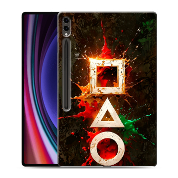Силиконовый чехол на Samsung Galaxy Tab S9 Ultra с принтом Squid Game Игра кальмара Силиконовый чехол на Samsung Galaxy Tab S9 Ultra с принтом Squid Game Игра кальмара