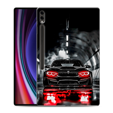 Силиконовый чехол на Samsung Galaxy Tab S9 Ultra с принтом BMW БМВ