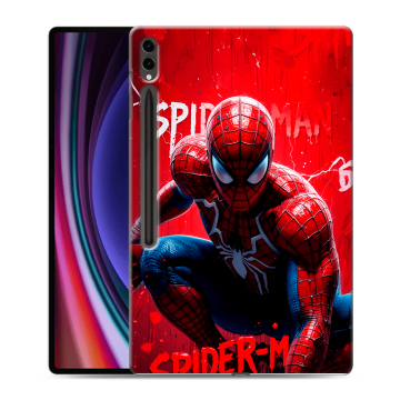 Силиконовый чехол на Samsung Galaxy Tab S9 Ultra с принтом Spiderman Человек паук