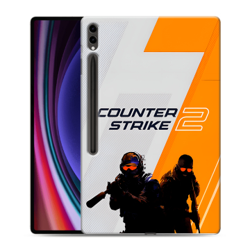 Силиконовый чехол на Samsung Galaxy Tab S9 Ultra с принтом Counter Strike Силиконовый чехол на Samsung Galaxy Tab S9 Ultra с принтом Counter Strike
