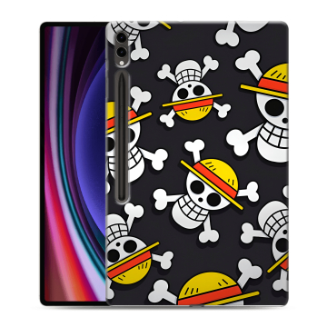 Силиконовый чехол на Samsung Galaxy Tab S9 Ultra с принтом One Piece Ван Пис