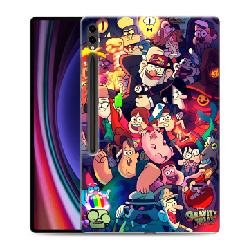 Силиконовый чехол на Samsung Galaxy Tab S9 Ultra с принтом Gravity Falls Гравити Фолз Силиконовый чехол на Samsung Galaxy Tab S9 Ultra с принтом Gravity Falls Гравити Фолз