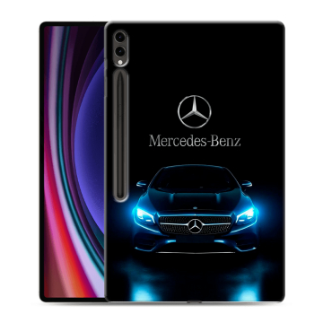 Силиконовый чехол на Samsung Galaxy Tab S9 Ultra с принтом Mercedes Мерседес