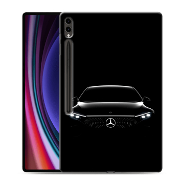 Силиконовый чехол на Samsung Galaxy Tab S9 Ultra с принтом Mercedes Мерседес Силиконовый чехол на Samsung Galaxy Tab S9 Ultra с принтом Mercedes Мерседес