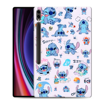 Силиконовый чехол на Samsung Galaxy Tab S9 Ultra с принтом Лило и Стич