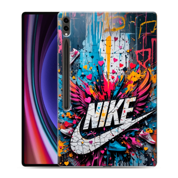 Силиконовый чехол на Samsung Galaxy Tab S9 Ultra с принтом Nike Найк Силиконовый чехол на Samsung Galaxy Tab S9 Ultra с принтом Nike Найк