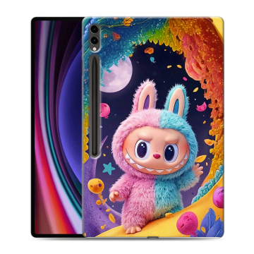 Силиконовый чехол на Samsung Galaxy Tab S9 Ultra с принтом Labubu Лабубу Силиконовый чехол на Samsung Galaxy Tab S9 Ultra с принтом Labubu Лабубу