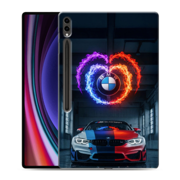 Силиконовый чехол на Samsung Galaxy Tab S9 Ultra с принтом BMW БМВ Силиконовый чехол на Samsung Galaxy Tab S9 Ultra с принтом BMW БМВ