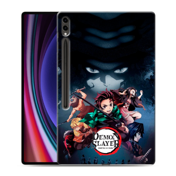 Силиконовый чехол на Samsung Galaxy Tab S9 Ultra с принтом Demon Slayer Клинок рассекающий демонов Силиконовый чехол на Samsung Galaxy Tab S9 Ultra с принтом Demon Slayer Клинок рассекающий демонов
