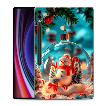 Силиконовый чехол на Samsung Galaxy Tab S9 Ultra с принтом Новый год