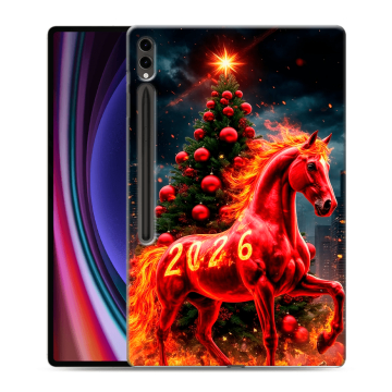 Силиконовый чехол на Samsung Galaxy Tab S9 Ultra с принтом Новый год