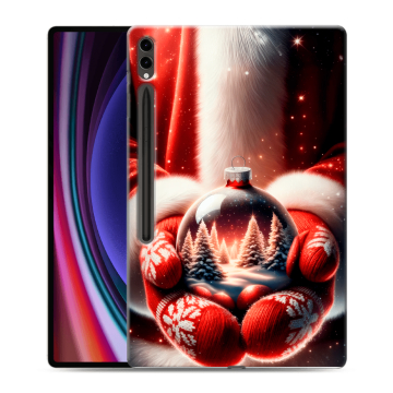 Силиконовый чехол на Samsung Galaxy Tab S9 Ultra с принтом Новый год