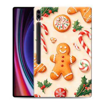 Силиконовый чехол на Samsung Galaxy Tab S9 Ultra с принтом Новый год