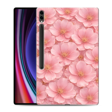 Силиконовый чехол на Samsung Galaxy Tab S9 Ultra с принтом женский