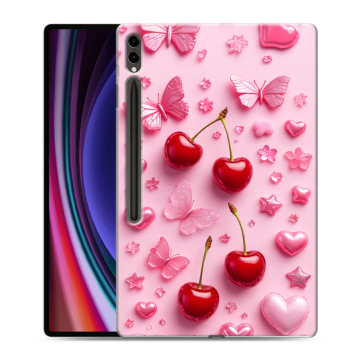 Силиконовый чехол на Samsung Galaxy Tab S9 Ultra с принтом для девочек Силиконовый чехол на Samsung Galaxy Tab S9 Ultra с принтом для девочек