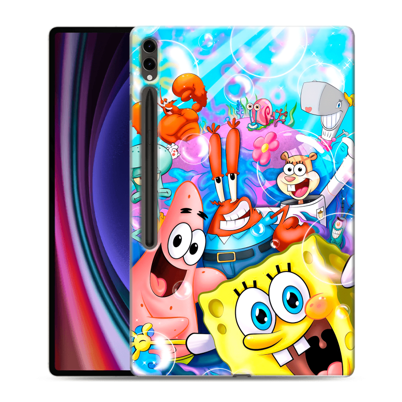 Силиконовый чехол на Samsung Galaxy Tab S9 Ultra с принтом спанчбоб спанч боб Силиконовый чехол на Samsung Galaxy Tab S9 Ultra с принтом спанчбоб спанч боб