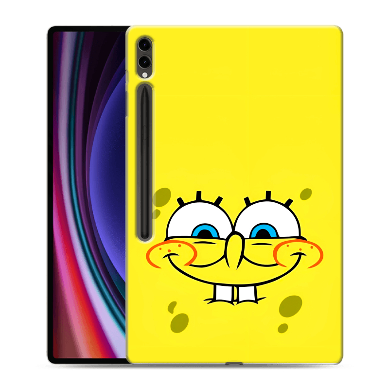 Силиконовый чехол на Samsung Galaxy Tab S9 Ultra с принтом спанчбоб спанч боб Силиконовый чехол на Samsung Galaxy Tab S9 Ultra с принтом спанчбоб спанч боб