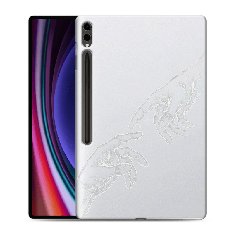 Силиконовый чехол на Samsung Galaxy Tab S9 Ultra с принтом Сотворение мира Силиконовый чехол на Samsung Galaxy Tab S9 Ultra с принтом Сотворение мира