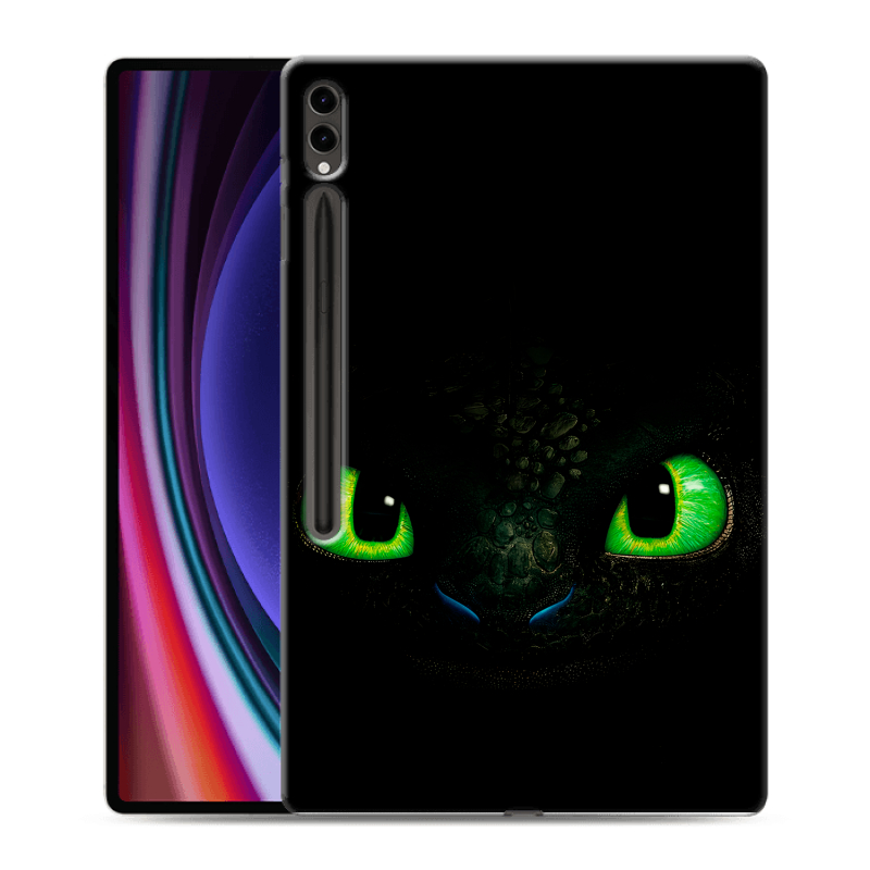 Силиконовый чехол на Samsung Galaxy Tab S9 Ultra с принтом Как приручить дракона Силиконовый чехол на Samsung Galaxy Tab S9 Ultra с принтом Как приручить дракона