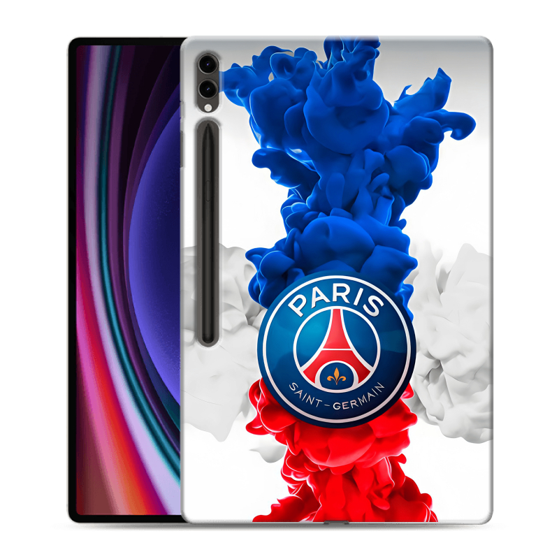Силиконовый чехол на Samsung Galaxy Tab S9 Ultra с принтом PSG ПСЖ Силиконовый чехол на Samsung Galaxy Tab S9 Ultra с принтом PSG ПСЖ