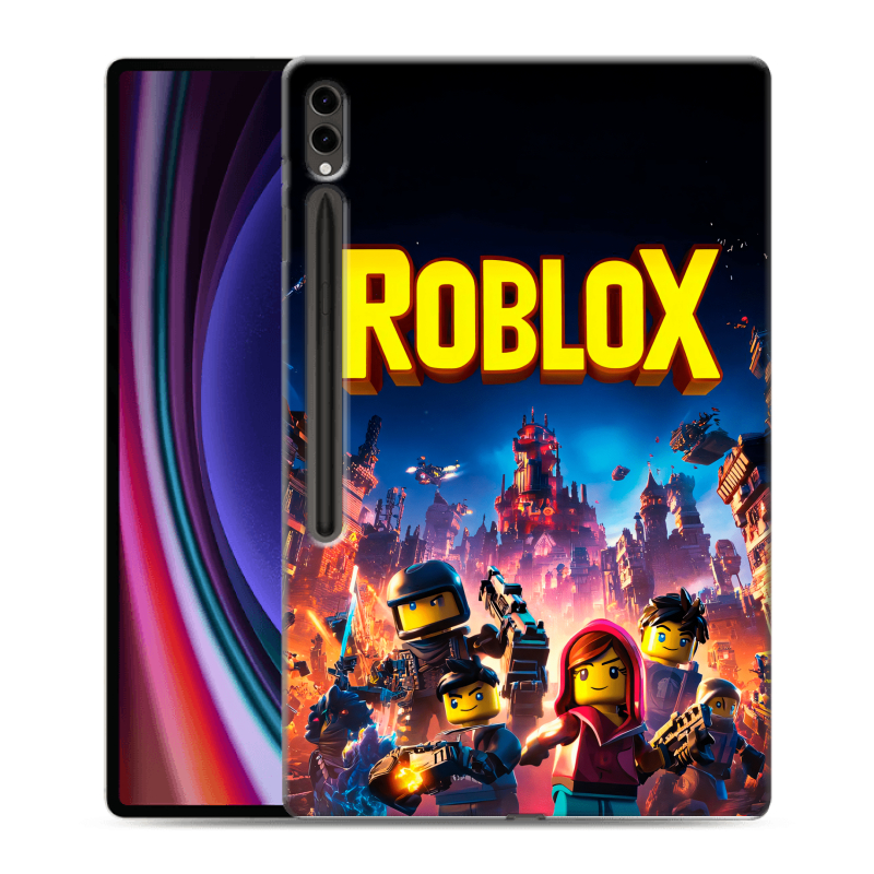 Силиконовый чехол на Samsung Galaxy Tab S9 Ultra с принтом Roblox Роблокс Силиконовый чехол на Samsung Galaxy Tab S9 Ultra с принтом Roblox Роблокс