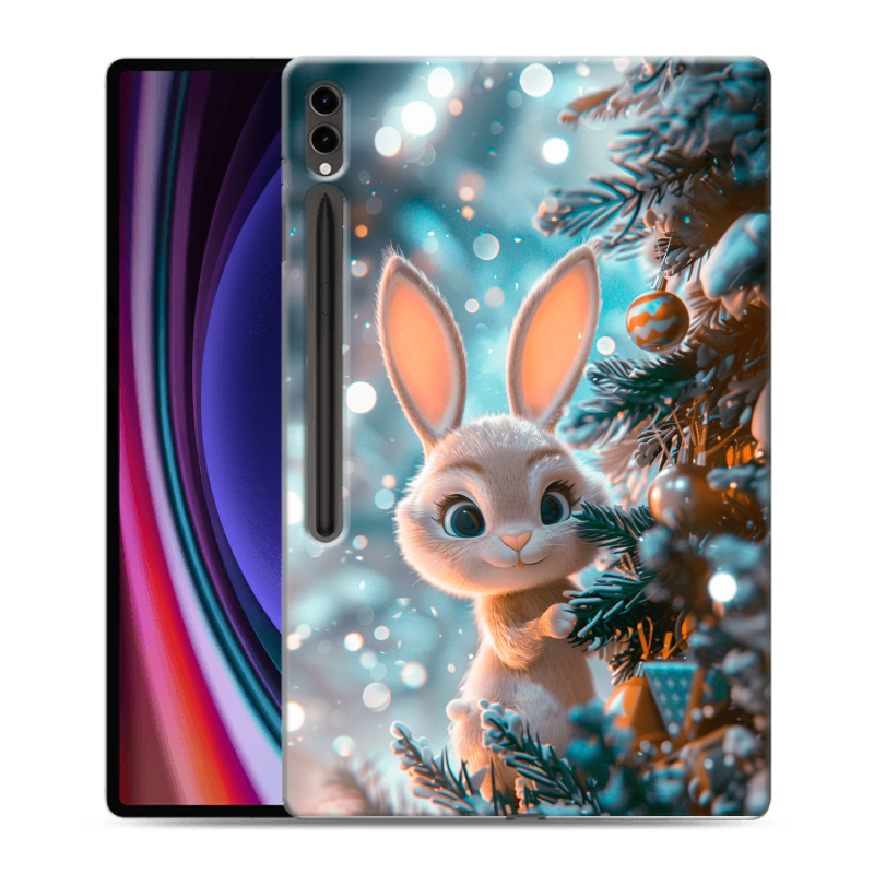 Силиконовый чехол на Samsung Galaxy Tab S9 Ultra с принтом Новый год Силиконовый чехол на Samsung Galaxy Tab S9 Ultra с принтом Новый год