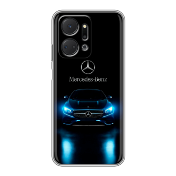 Силиконовый чехол на Huawei Honor X7a Plus с принтом Mercedes Мерседес Силиконовый чехол на Huawei Honor X7a Plus с принтом Mercedes Мерседес