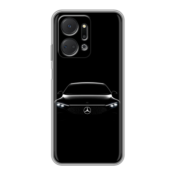 Силиконовый чехол на Huawei Honor X7a Plus с принтом Mercedes Мерседес