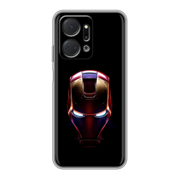 Силиконовый чехол на Huawei Honor X7a Plus с принтом IronMan Железный человек