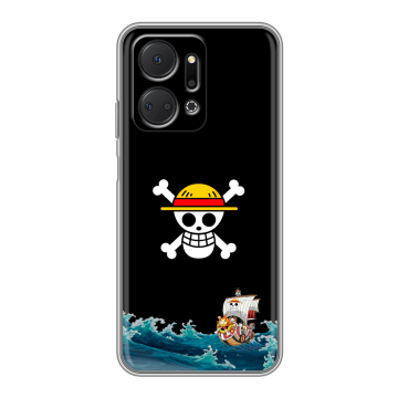 Силиконовый чехол на Huawei Honor X7a Plus с принтом One Piece Ван Пис
