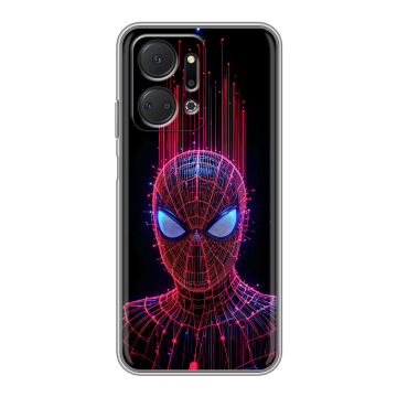Силиконовый чехол на Huawei Honor X7a Plus с принтом Spiderman Человек паук Силиконовый чехол на Huawei Honor X7a Plus с принтом Spiderman Человек паук