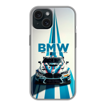 Силиконовый чехол на Iphone 15 с принтом БМВ BMW Силиконовый чехол на Iphone 15 с принтом БМВ BMW