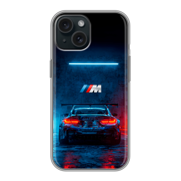 Силиконовый чехол на Iphone 15 с принтом BMW БМВ Силиконовый чехол на Iphone 15 с принтом BMW БМВ
