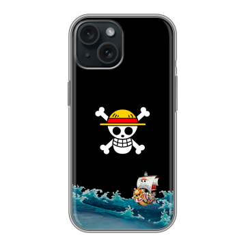 Силиконовый чехол на Iphone 15 с принтом One Piece Ван Пис Силиконовый чехол на Iphone 15 с принтом One Piece Ван Пис
