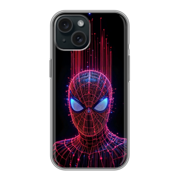Силиконовый чехол на Iphone 15 с принтом Spiderman Человек паук Силиконовый чехол на Iphone 15 с принтом Spiderman Человек паук