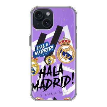 Силиконовый чехол на Iphone 15 с принтом Real Madrid Реал Мадрид Силиконовый чехол на Iphone 15 с принтом Real Madrid Реал Мадрид