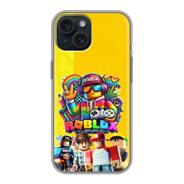 Силиконовый чехол на Iphone 15 с принтом Roblox Роблокс Силиконовый чехол на Iphone 15 с принтом Roblox Роблокс