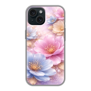 Силиконовый чехол на Iphone 15 с принтом женский Силиконовый чехол на Iphone 15 с принтом женский