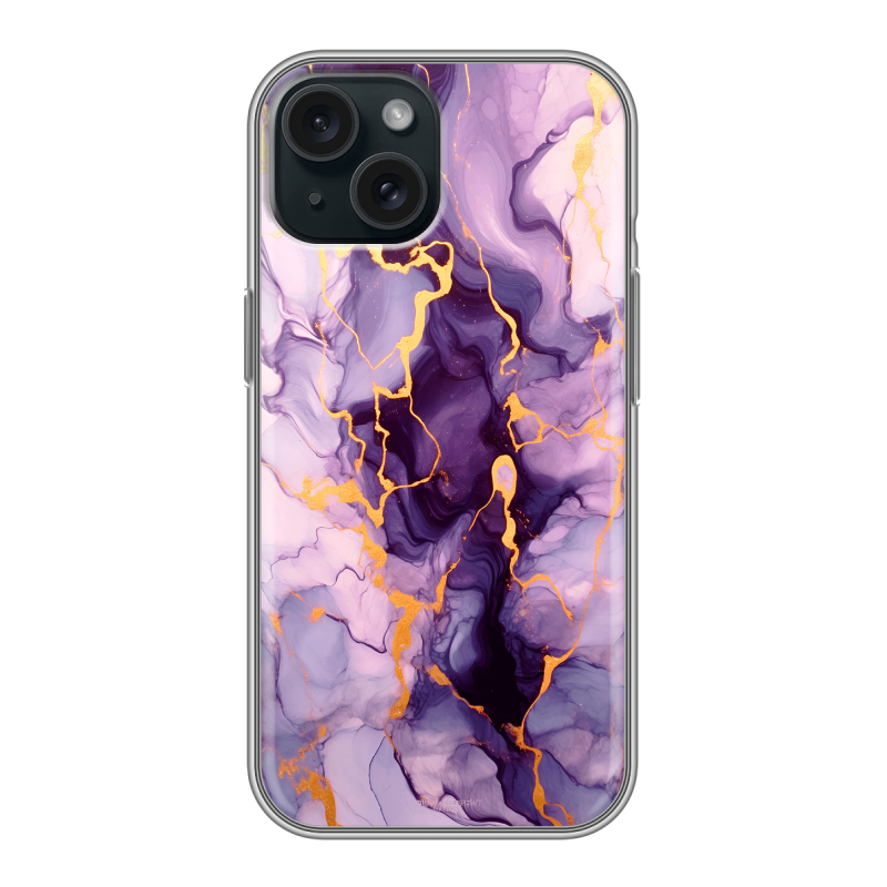 Силиконовый чехол на Iphone 15 с принтом Мрамор Силиконовый чехол на Iphone 15 с принтом Мрамор
