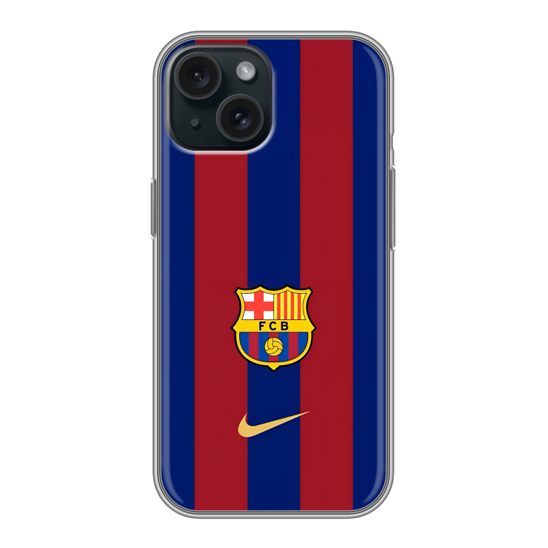 Силиконовый чехол на Iphone 15 с принтом Барселона Barcelona Силиконовый чехол на Iphone 15 с принтом Барселона Barcelona