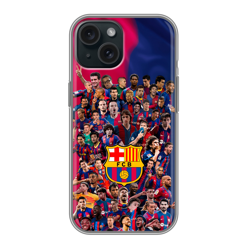 Силиконовый чехол на Iphone 15 с принтом Барселона Barcelona Силиконовый чехол на Iphone 15 с принтом Барселона Barcelona